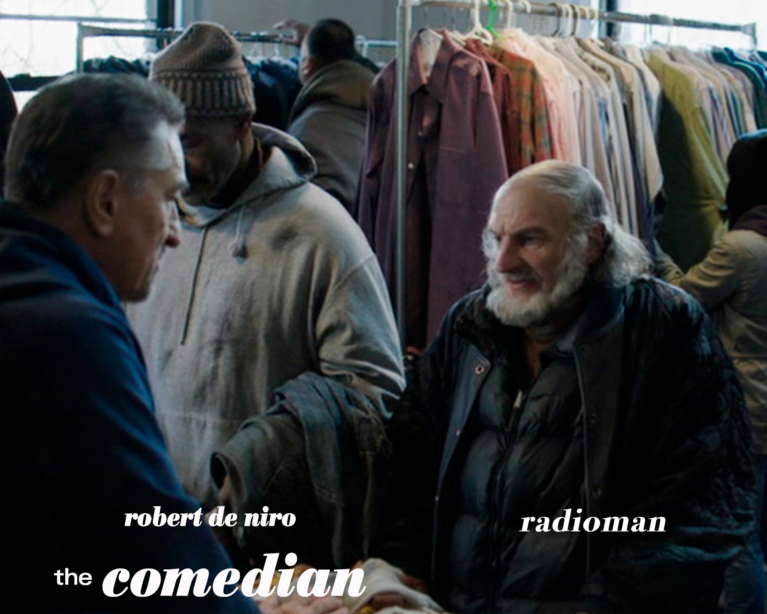 Signed Radioman "the Comedian" Photo w/ Robert De Niro